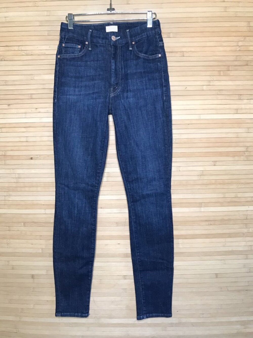 Mother High Waisted Looker Size 26 clean sweep Jeans Denim Ankle Skinny